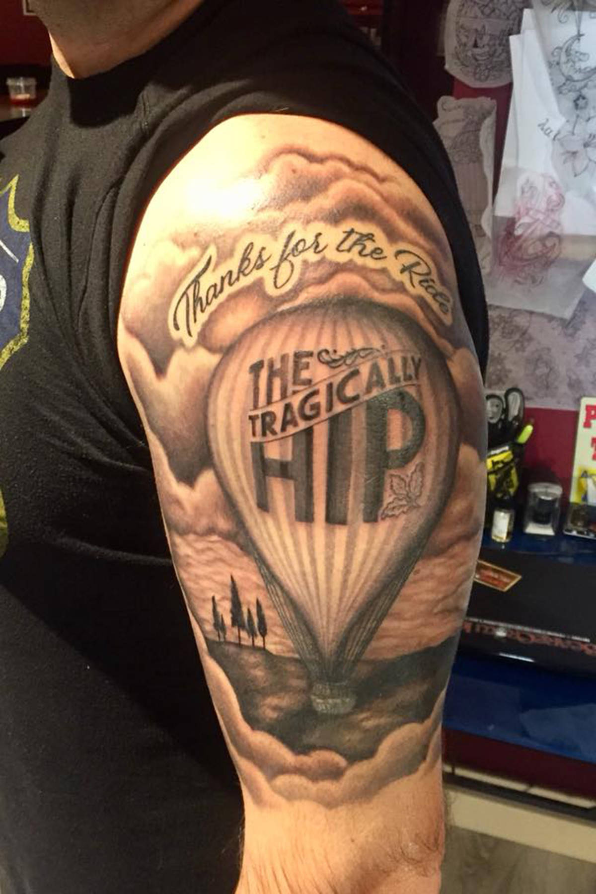 Tragically Hip fan's new tattoo a soaring tribute to band - Surrey Now-Leader